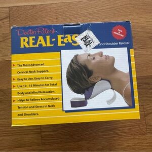 Doctor Riter’s Real-Ease Cervical Neck and Shoulder Relaxer w Box & Instructions